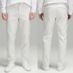 Lululemon Men's 32 ABC Classic-Fit Trouser Pants Smooth Twill Bone $128 M5B70S